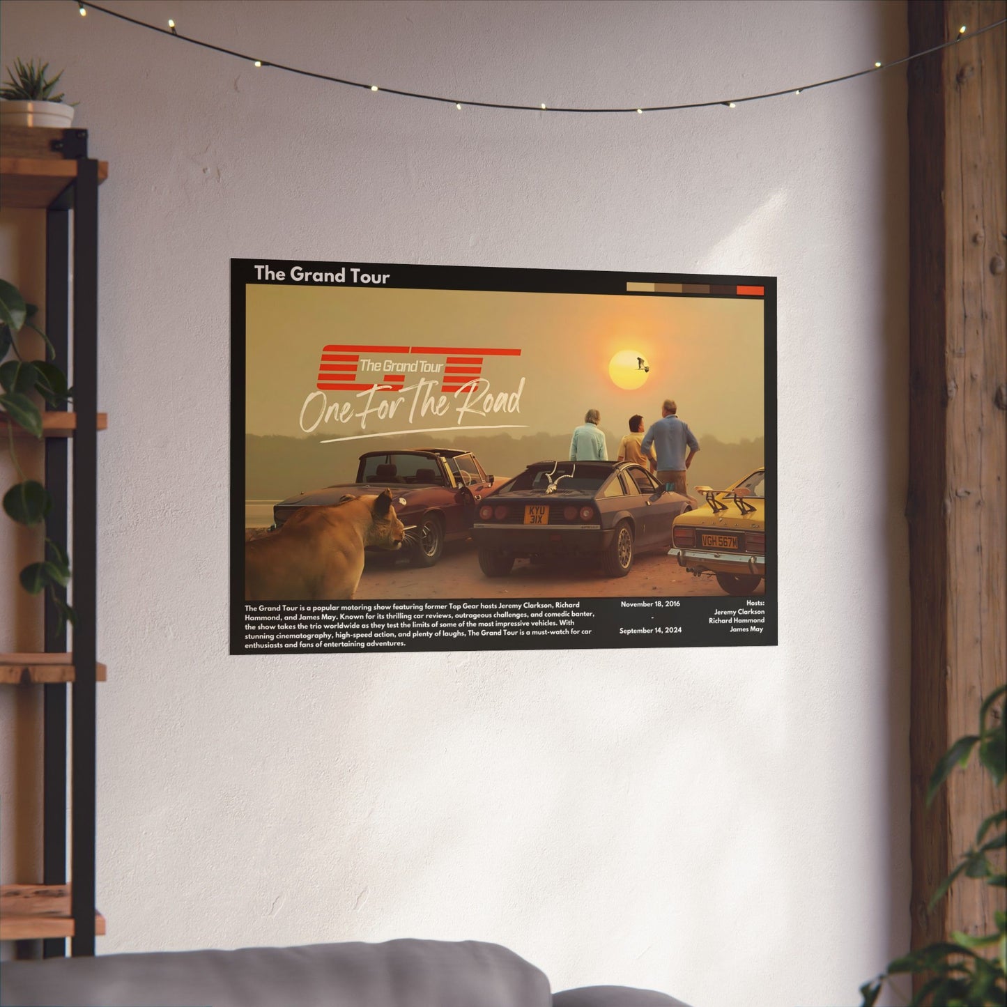 The Grand Tour Poster With Legendary Hosts