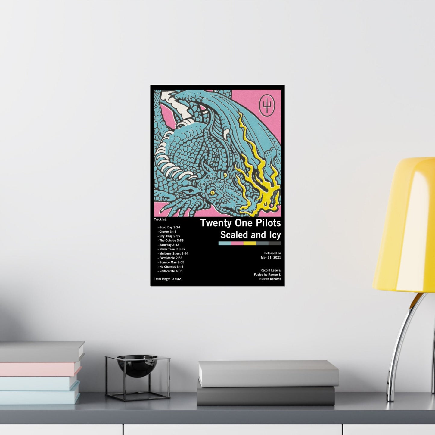Twenty One Pilots Scaled And Icy Album Poster UNFRAMED or DIGITAL