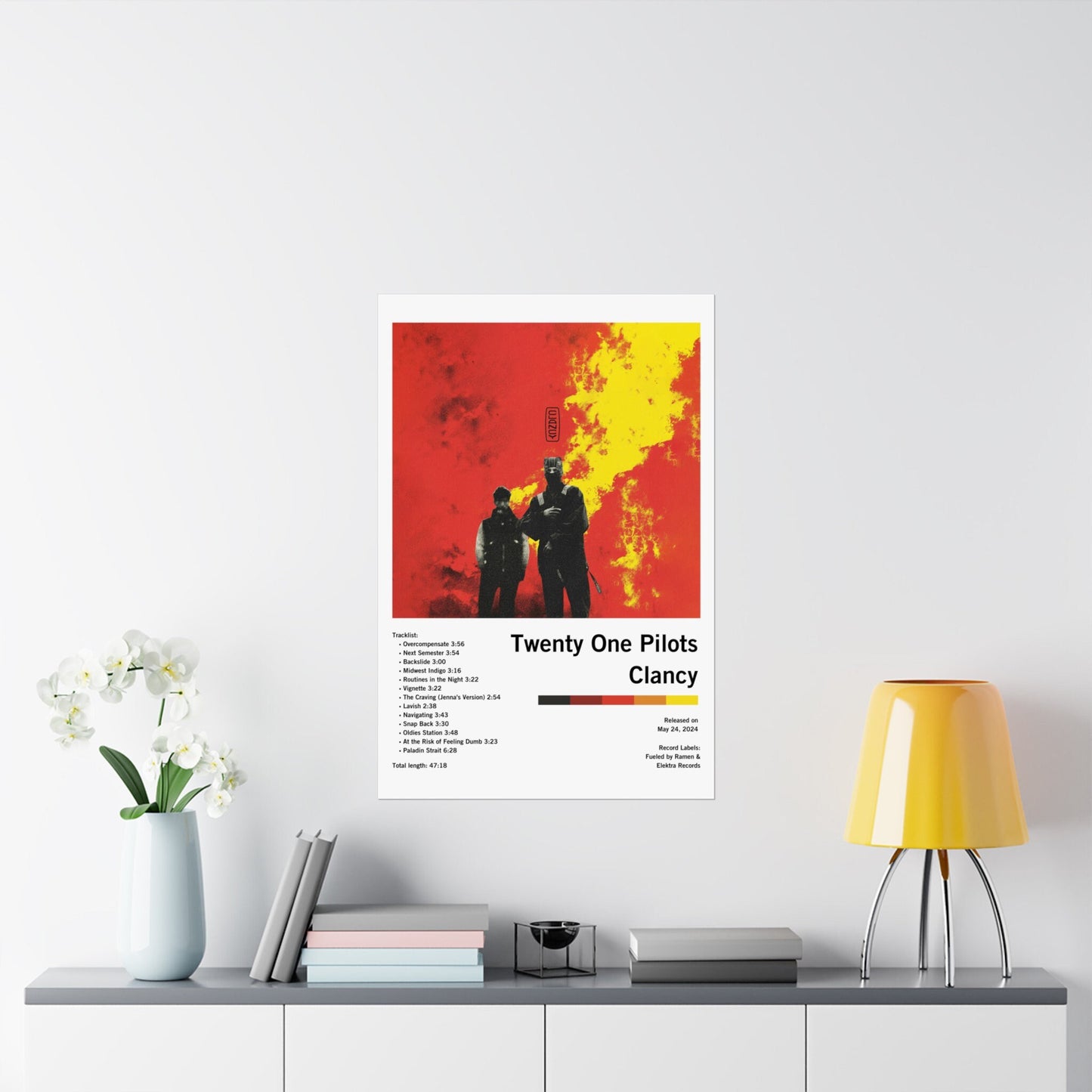 Twenty One Pilots Clancy Album Poster UNFRAMED or DIGITAL