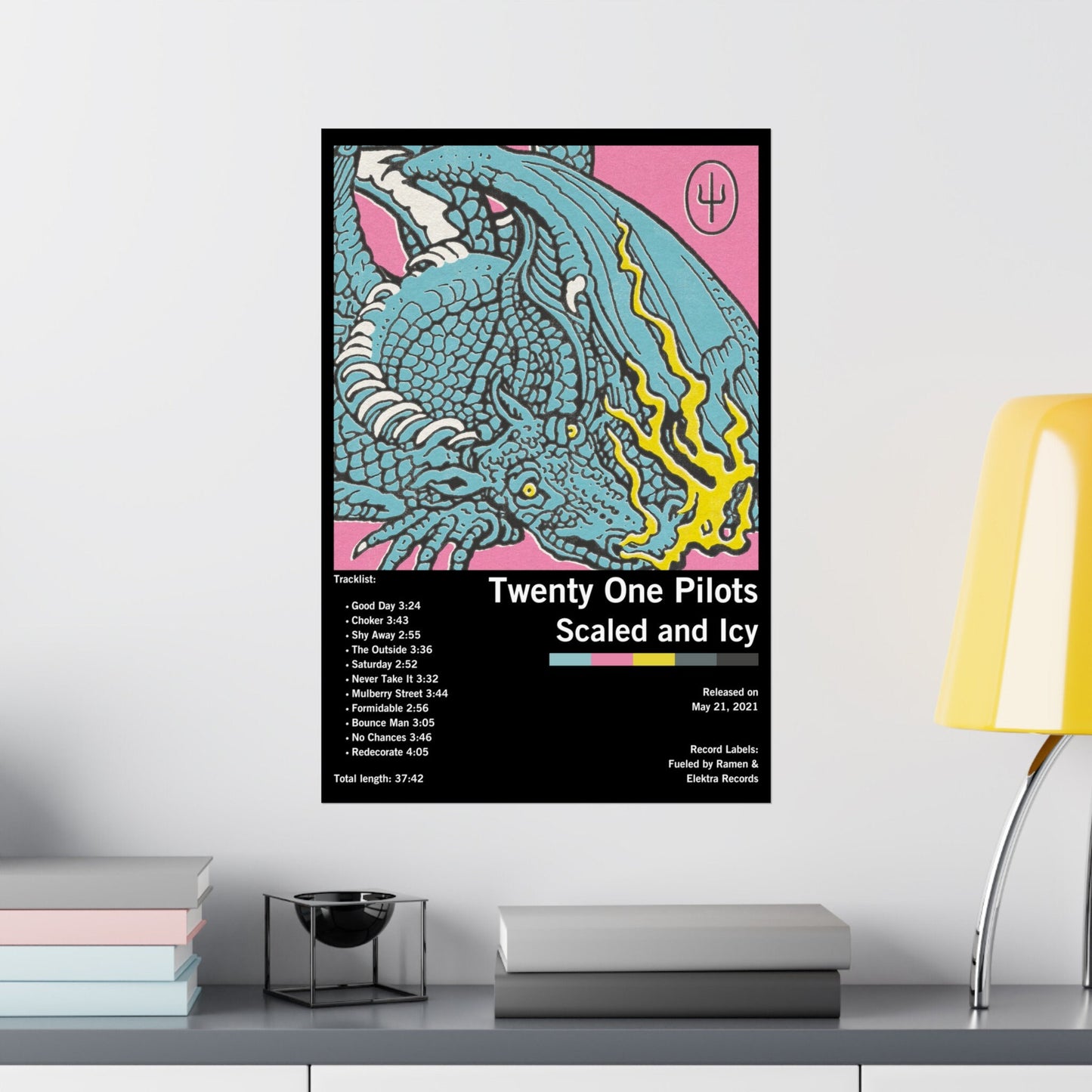 Twenty One Pilots Scaled And Icy Album Poster UNFRAMED or DIGITAL