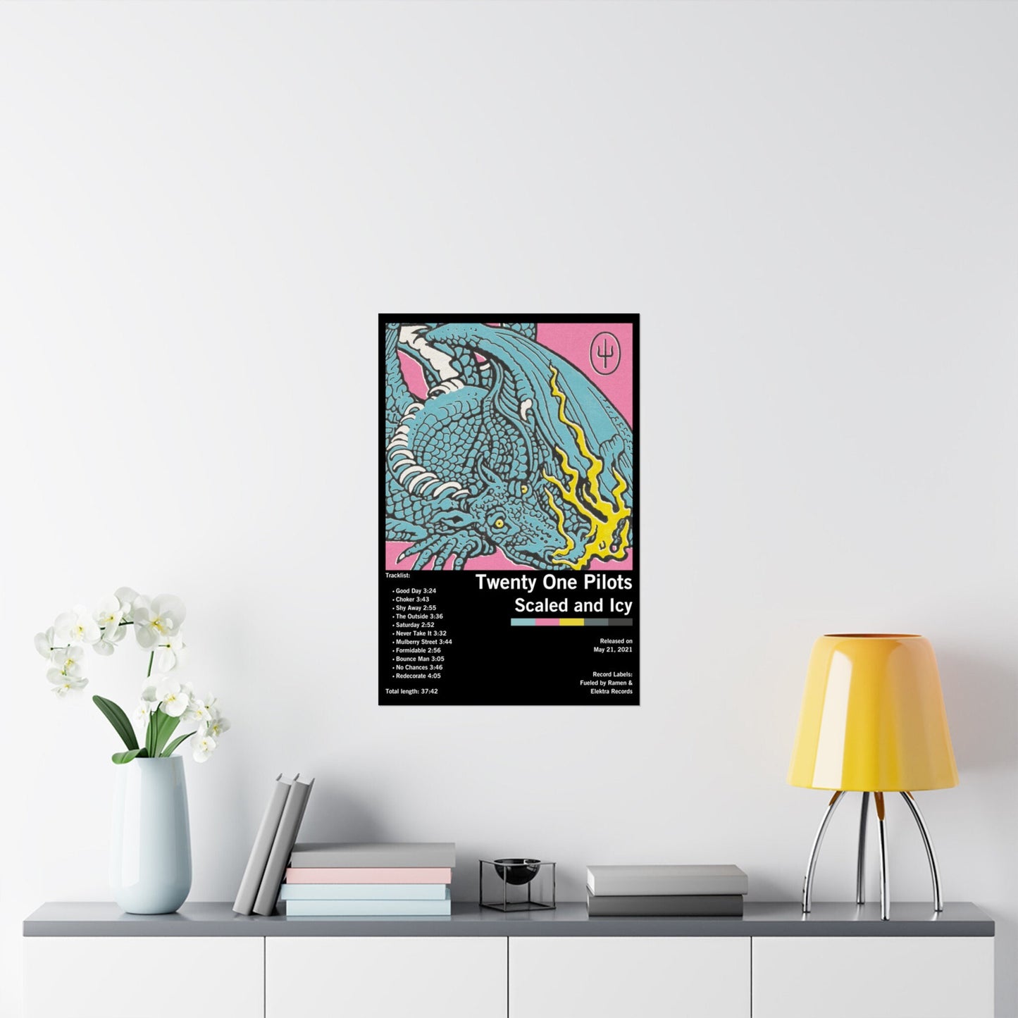 Twenty One Pilots Scaled And Icy Album Poster UNFRAMED or DIGITAL