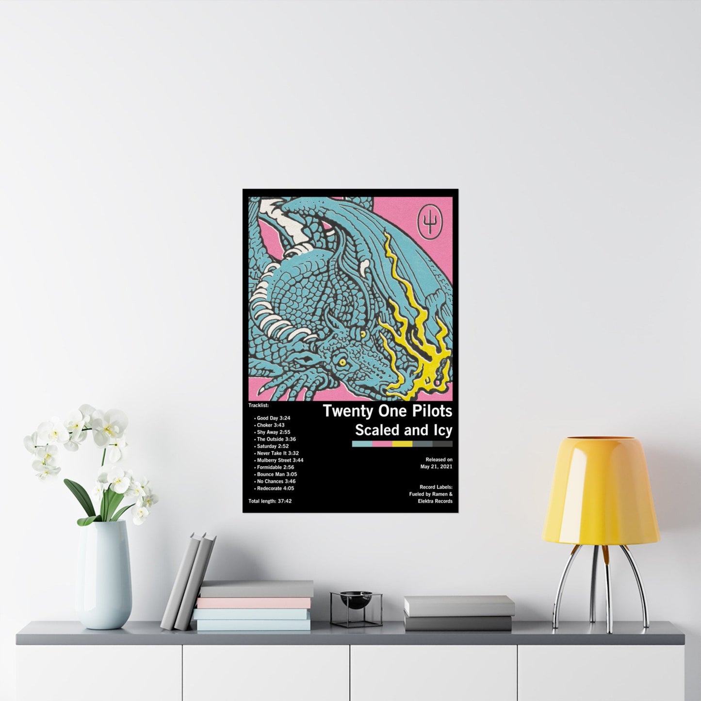 Twenty One Pilots Scaled And Icy Album Poster UNFRAMED or DIGITAL