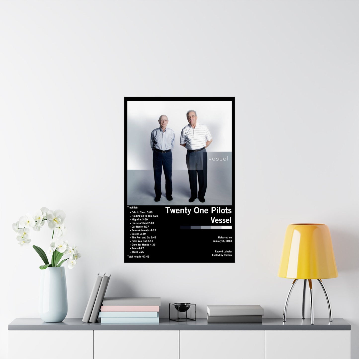 Twenty One Pilots Vessel Album Poster UNFRAMED or DIGITAL