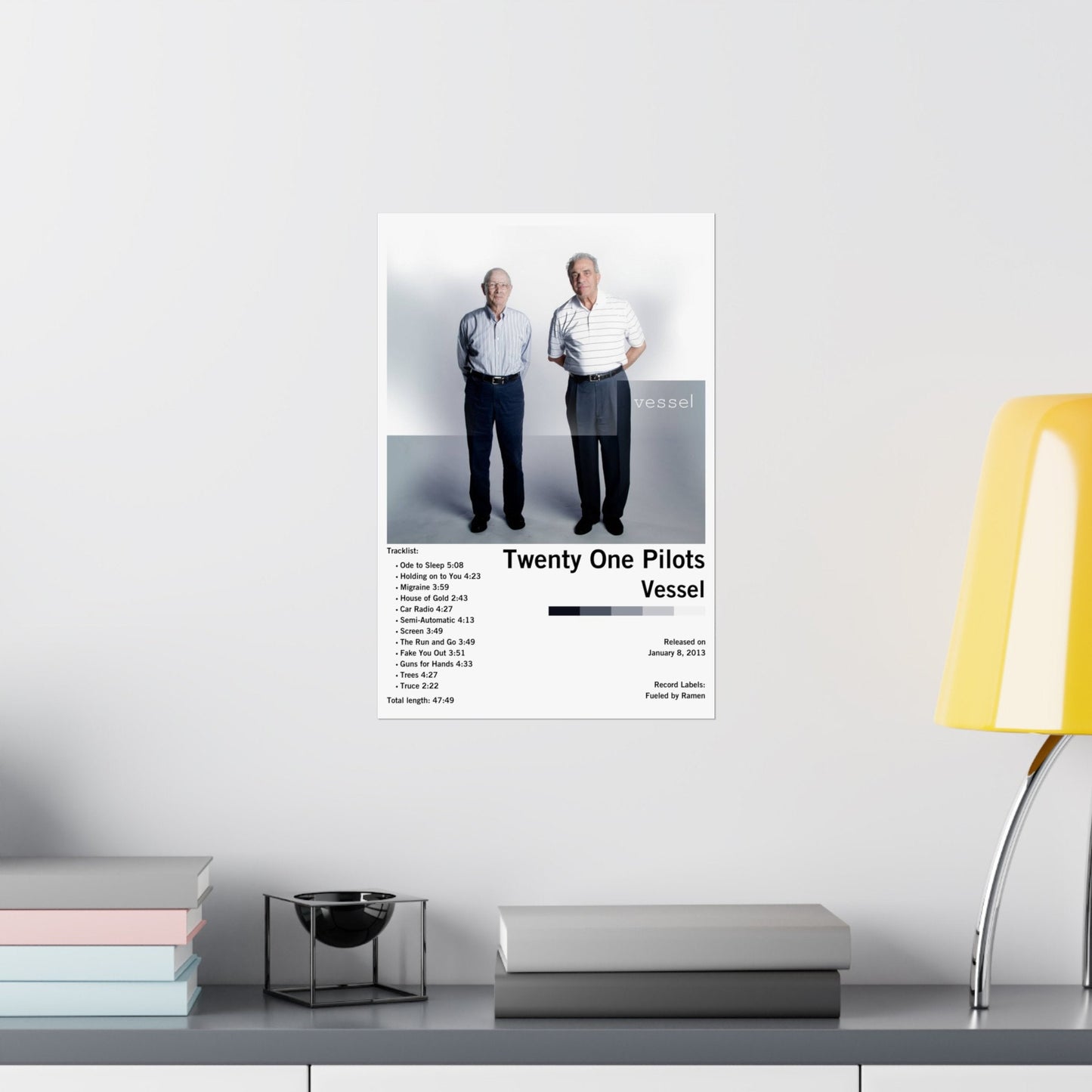 Twenty One Pilots Vessel Album Poster UNFRAMED or DIGITAL