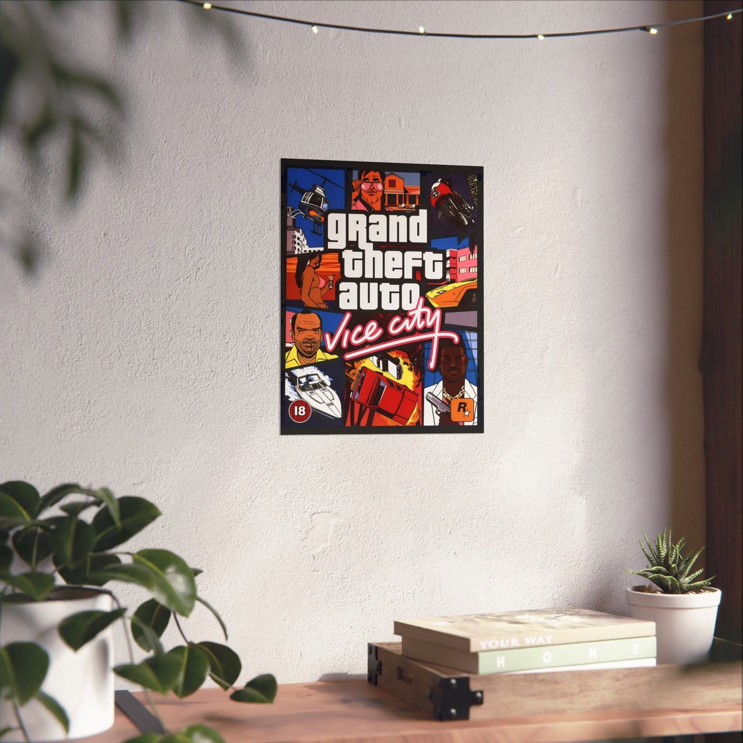 Grand Theft Auto Vice City Poster UNFRAMED or DIGITAL