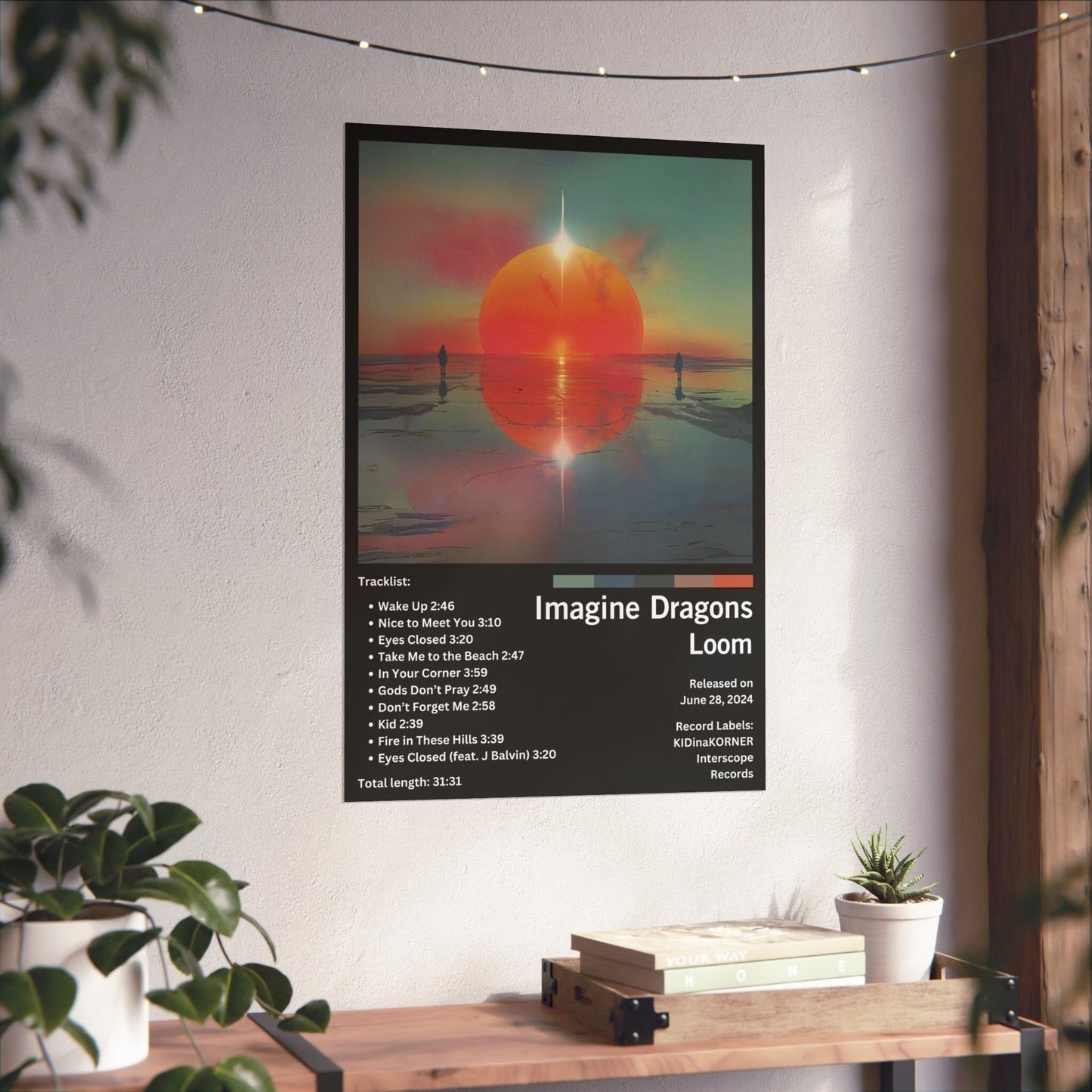 Imagine Dragons Loom Poster UNFRAMED or DIGITAL