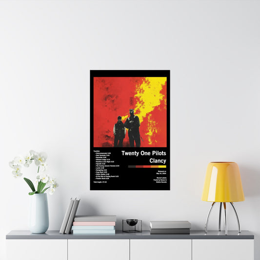 Twenty One Pilots Clancy Album Poster UNFRAMED or DIGITAL