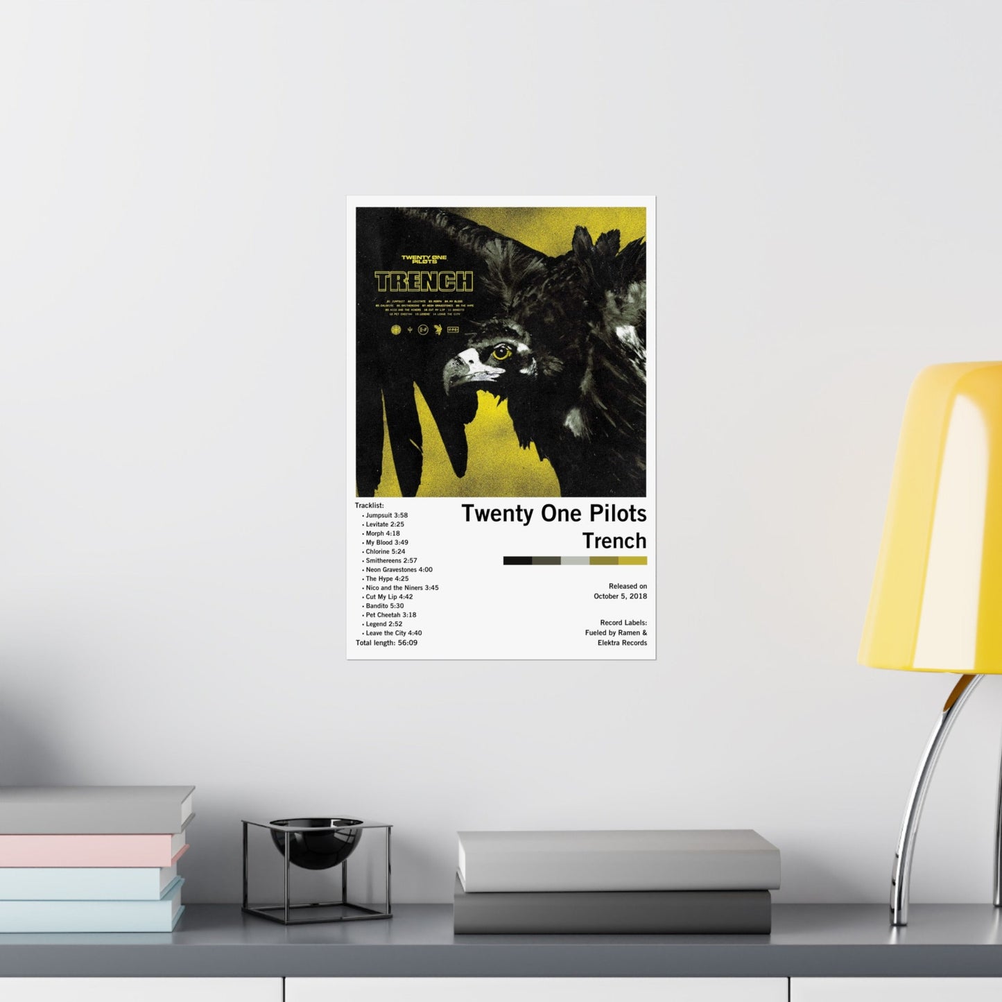 Twenty One Pilots Trench Album Poster UNFRAMED or DIGITAL