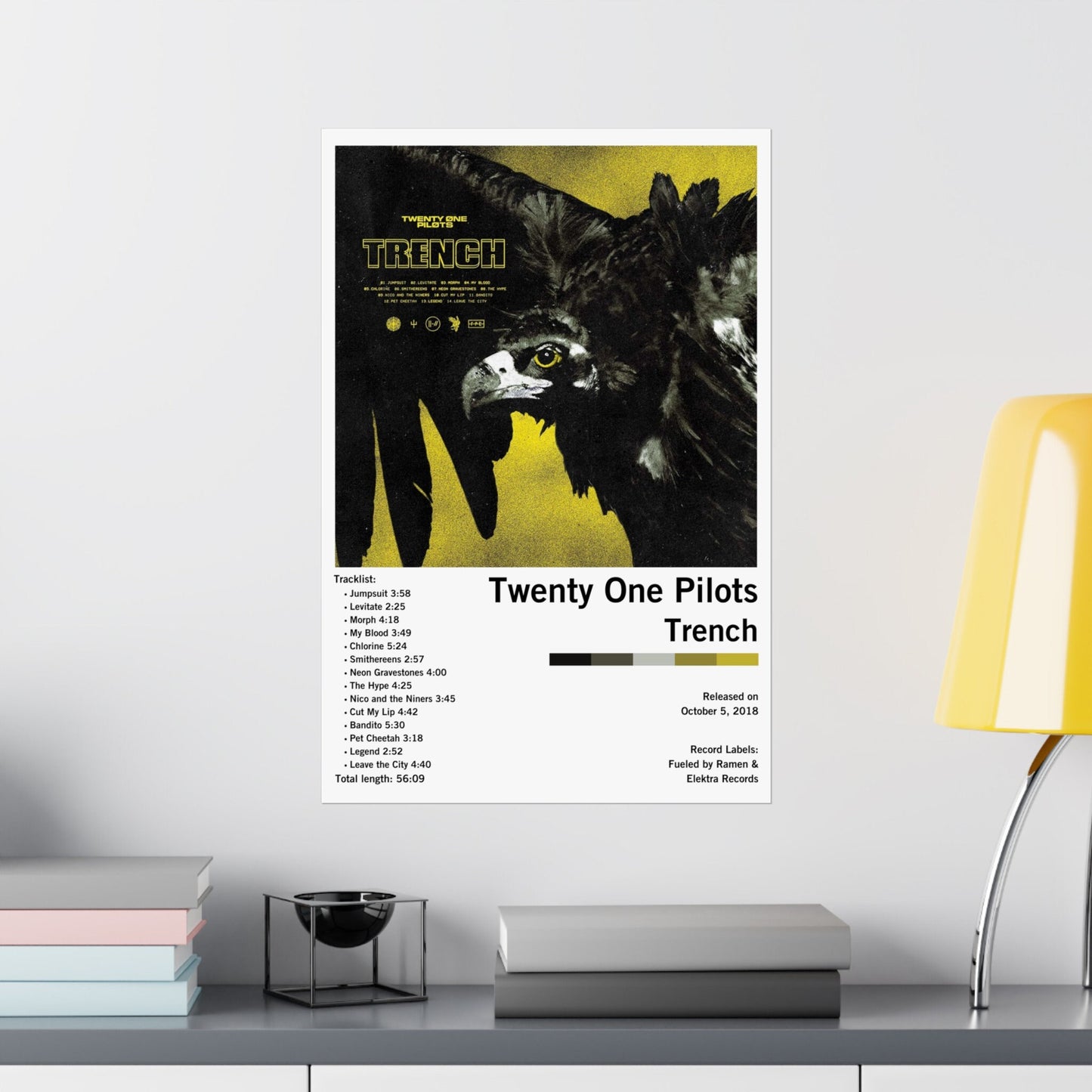 Twenty One Pilots Trench Album Poster UNFRAMED or DIGITAL