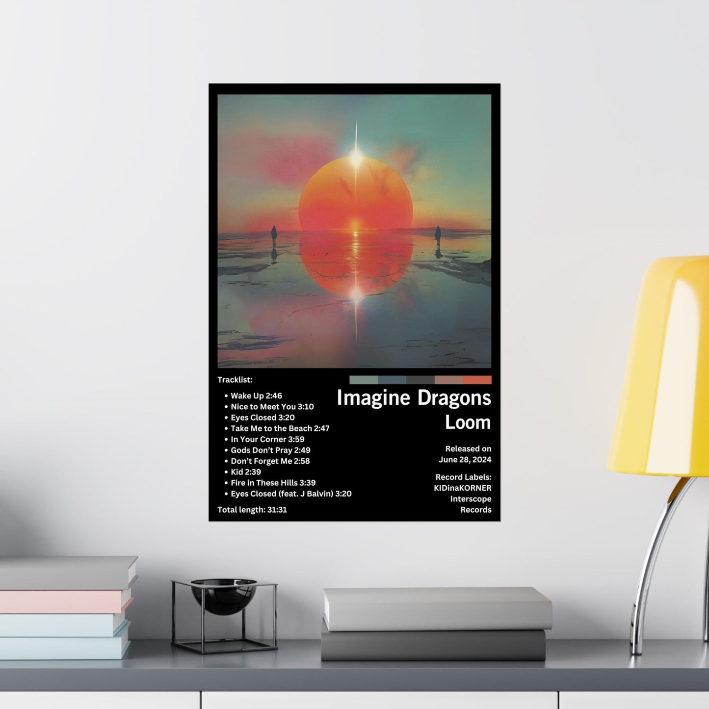 Imagine Dragons Loom Poster UNFRAMED or DIGITAL