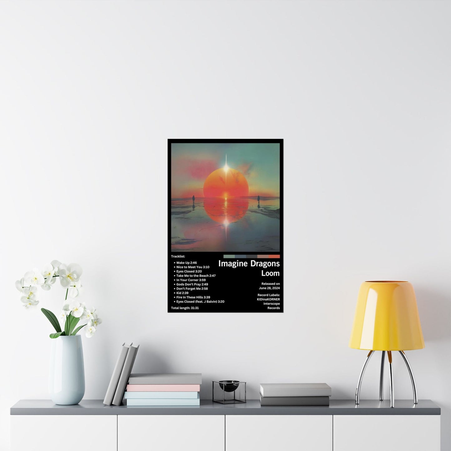 Imagine Dragons Loom Poster UNFRAMED or DIGITAL