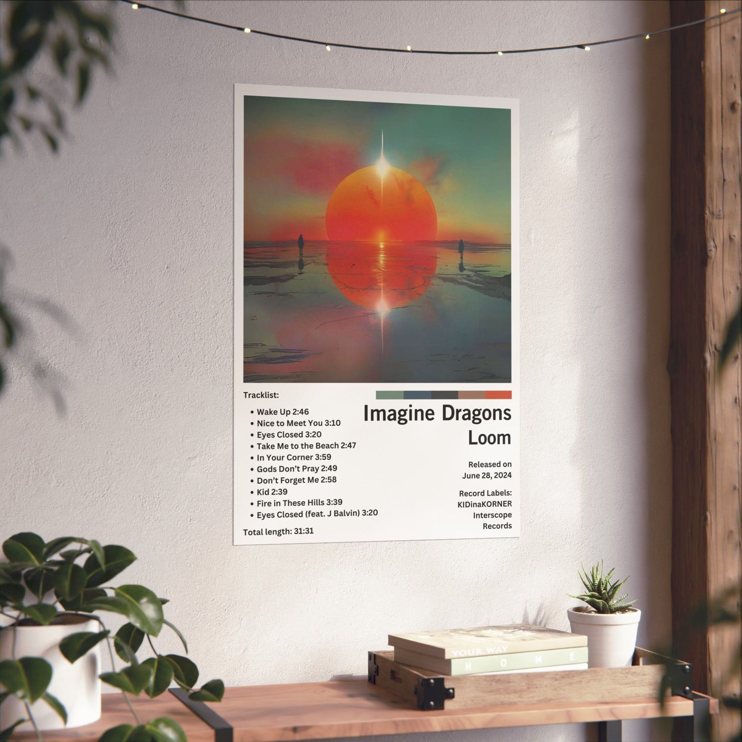 Imagine Dragons Loom Poster UNFRAMED or DIGITAL