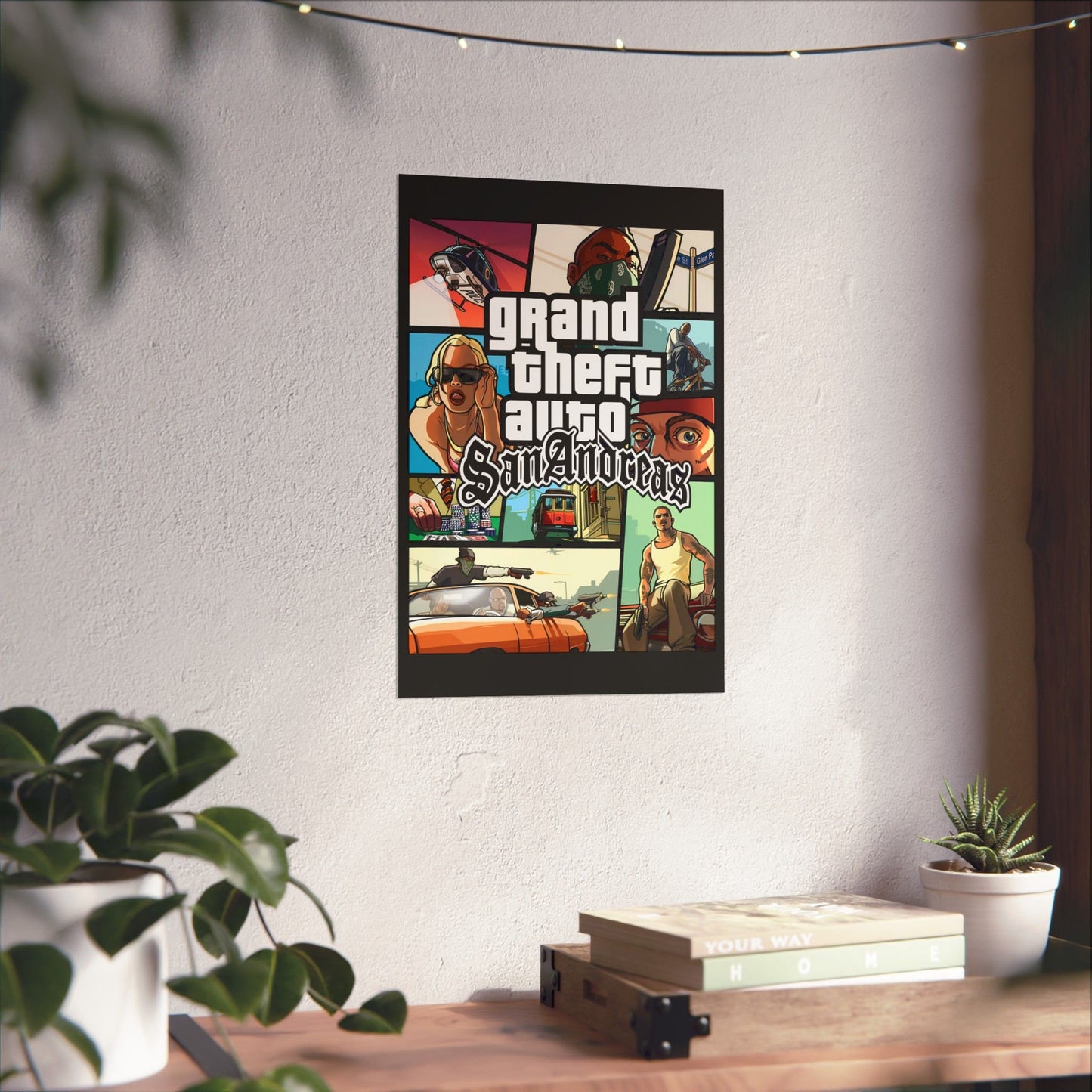 Grand Theft Auto San Andreas Poster UNFRAMED or DIGITAL