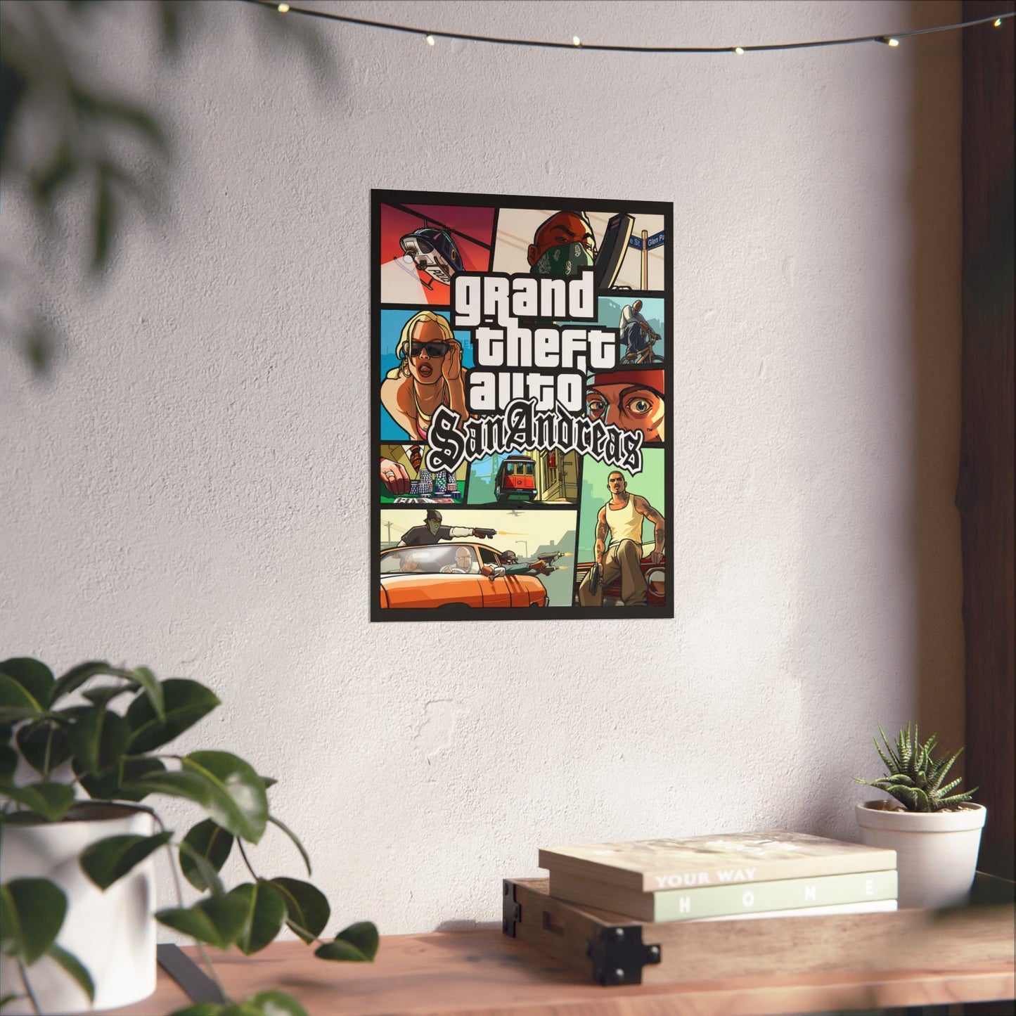 Grand Theft Auto San Andreas Poster UNFRAMED or DIGITAL