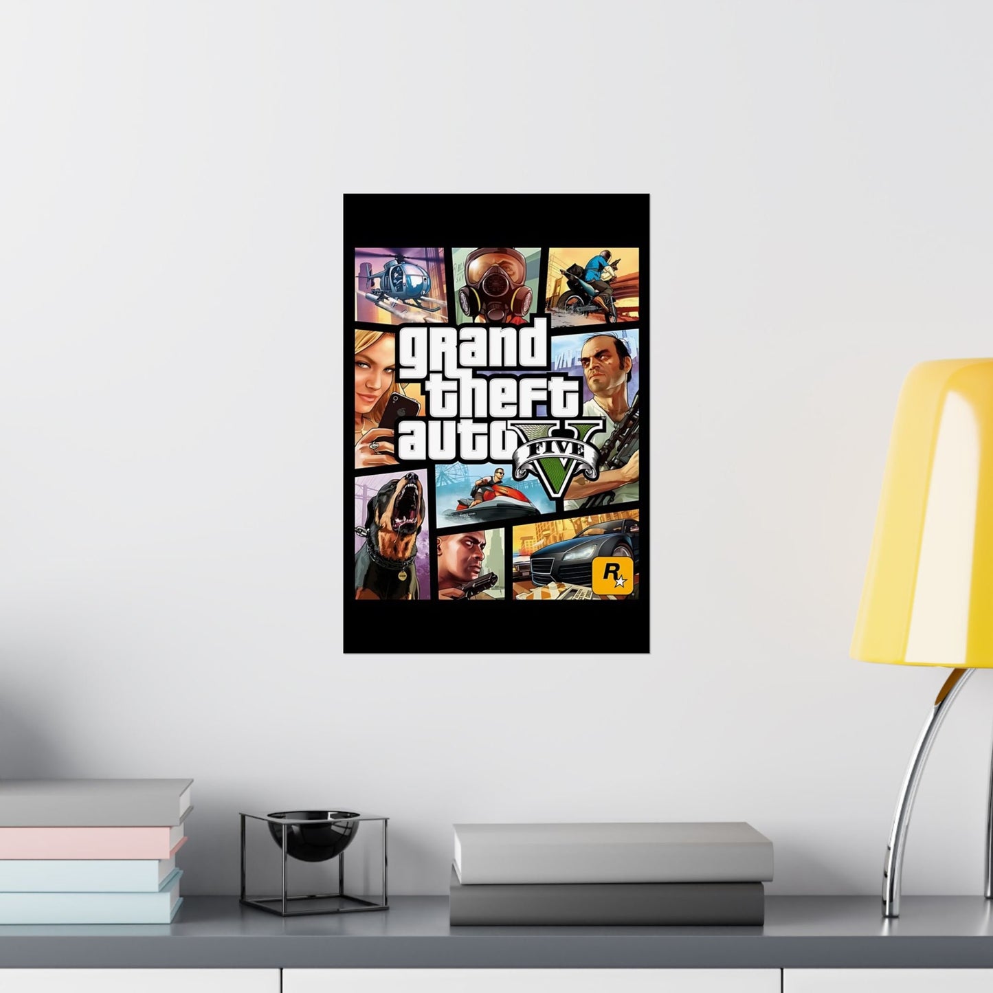 Grand Theft Auto 5 Poster UNFRAMED or DIGITAL