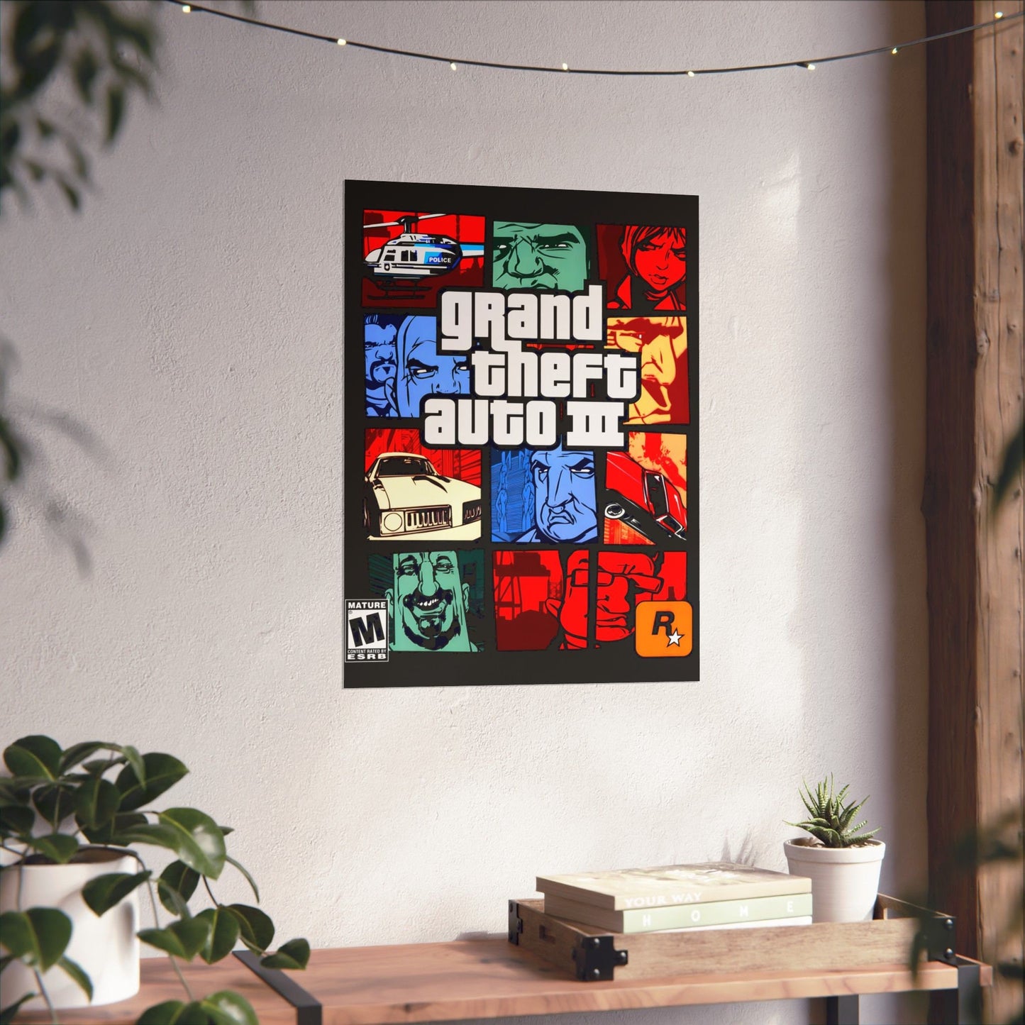 Grand Theft Auto 3 Poster UNFRAMED or DIGITAL