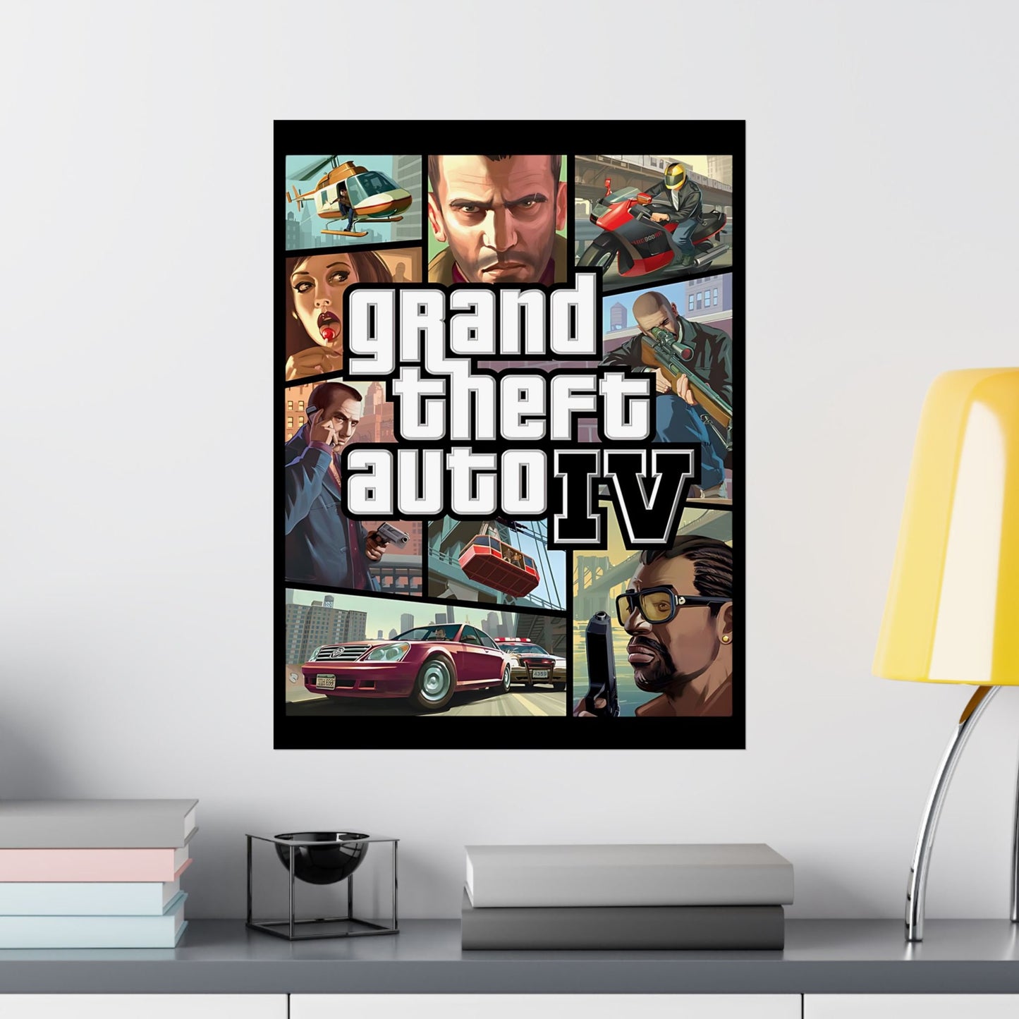 Grand Theft Auto 4 Poster UNFRAMED or DIGITAL