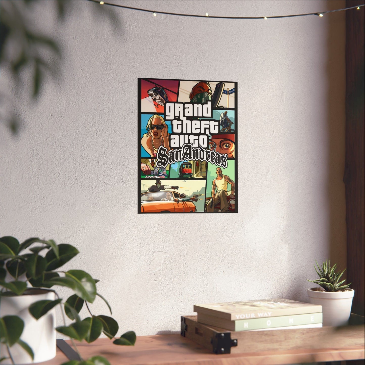 Grand Theft Auto San Andreas Poster UNFRAMED or DIGITAL