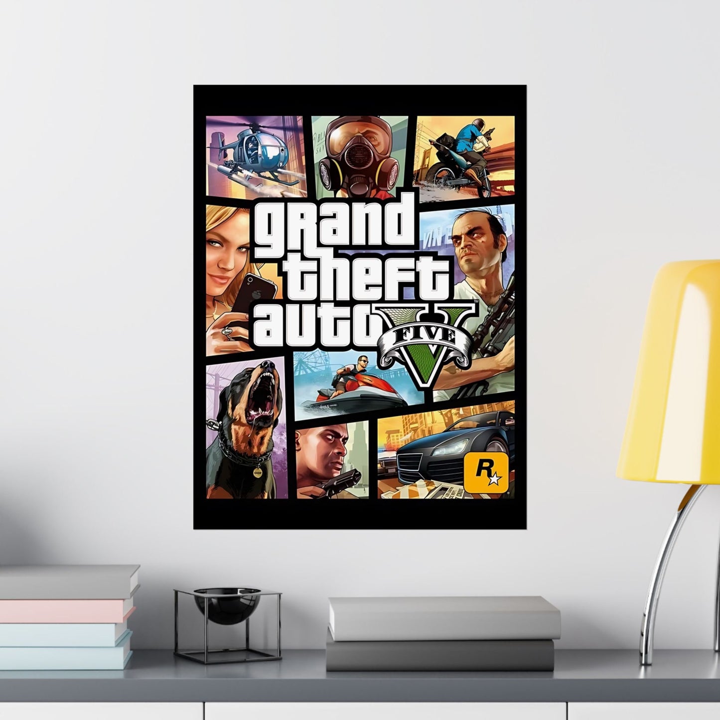 Grand Theft Auto 5 Poster UNFRAMED or DIGITAL