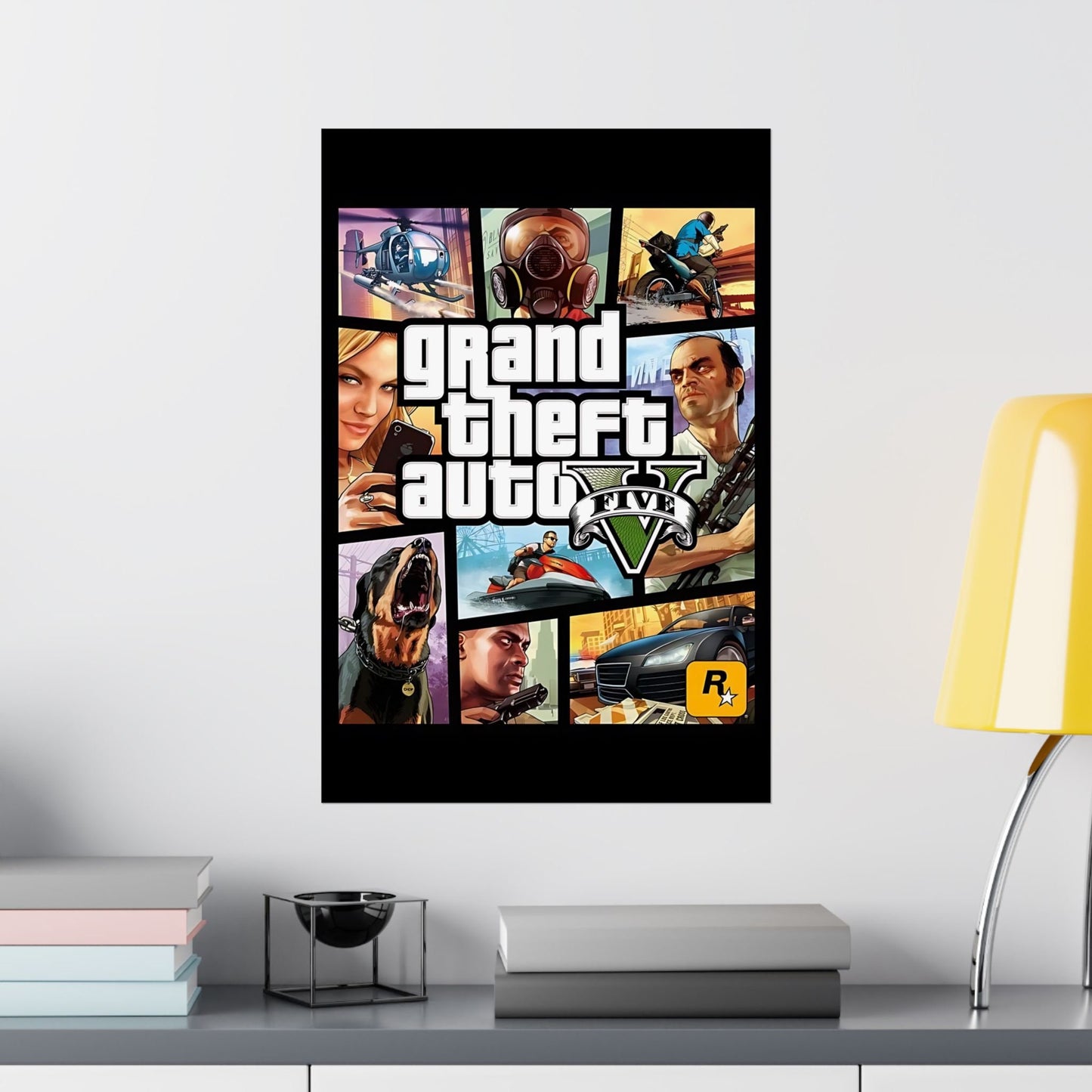 Grand Theft Auto 5 Poster UNFRAMED or DIGITAL