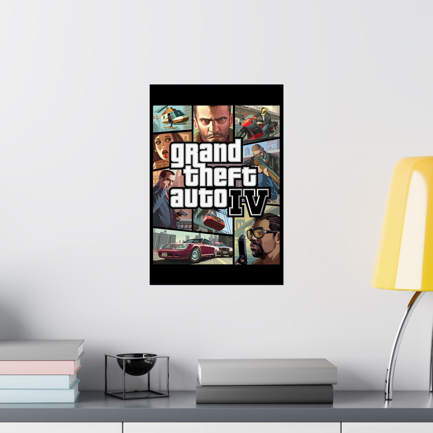 Grand Theft Auto 4 Poster UNFRAMED or DIGITAL