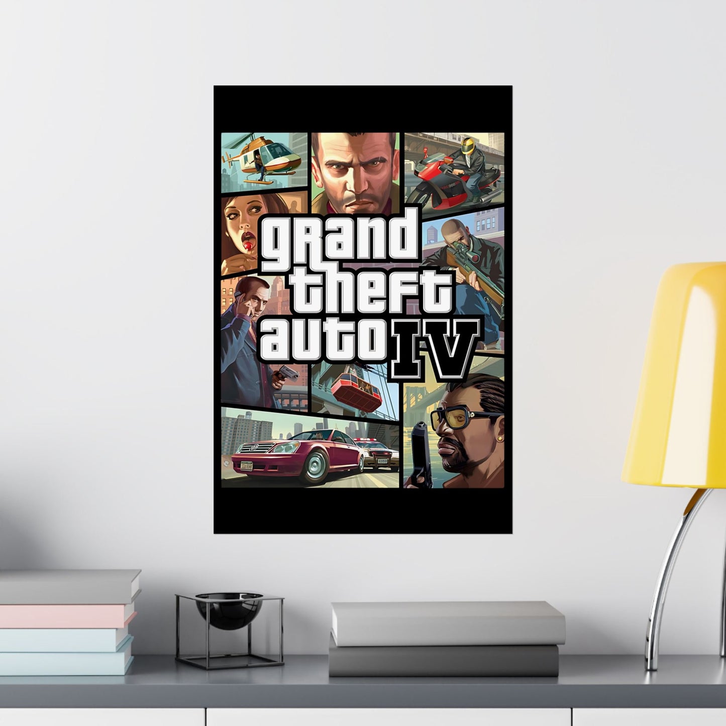 Grand Theft Auto 4 Poster UNFRAMED or DIGITAL